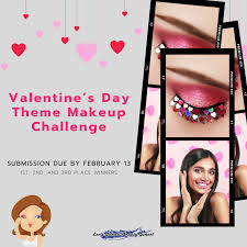 valentine s day theme makeup challenge