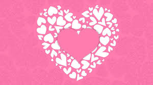 cute love heart wallpaper hd free pink