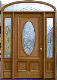oval glass doors with arched transom window
