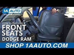 Remove Front Seats 02 08 Dodge Ram