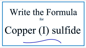 formula for copper i sulfide