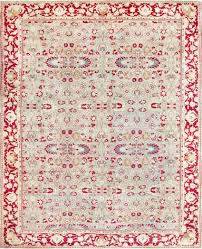 antique indian agra carpet 47369