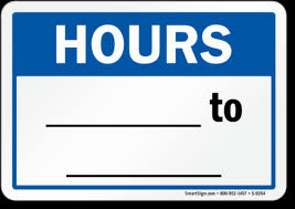Get Business Hours Sign Template Experience Portray Store 11 A Top