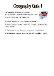 Robin tyler 6 min quiz are you an avid t. Geography Quiz Using Atlases Teaching Resources