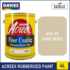 davies acreex rubberized floor paint