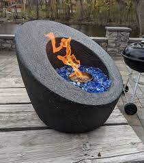 Modern Fire Pit Tabletop Fireplace Pool