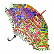 indian sun parasol multicoloured 65cm