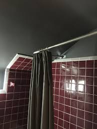 Shower Rod On Sloped Ceiling