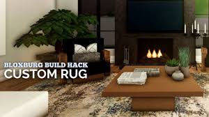 custom rugs in bloxburg roblox
