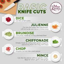 basic knife cuts recipe the
