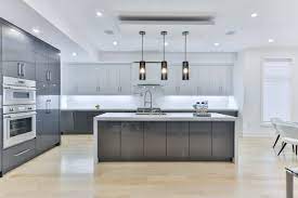 laminate or acrylic kitchen which