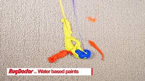 how to remove water based paint stains