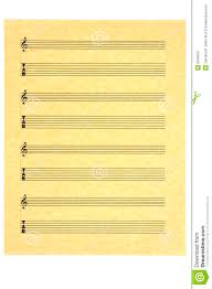 Blank Guitar Tab Music Sheet Stock Photo Image Of Stave
