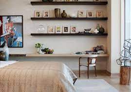 embrace minimalism shelf desks with