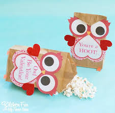 This post may contain affiliate links or ads. Valentine Owl Craft Paper Treat Bags With A Free Printable Kitchen Fun With My 3 Sons