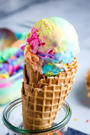 Rainbow Ice Cream - Julie's Eats & Treats ®