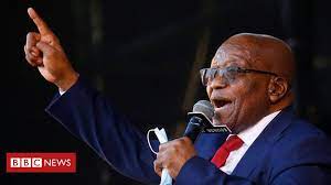 Former president jacob zuma was today found guilty of contempt of court, and was sentenced to 15 months' imprisonment. Bk6wqrued5en M