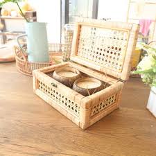 rattan gift box whole simple decor