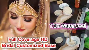 full coverage hd bridal customized base