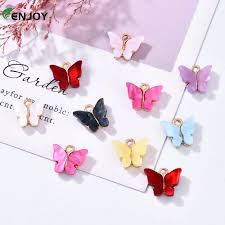 Au $3.67 to au $3.95. 10pcs Mixed Colors Acrylic Butterfly Pendant Setting Charms Handmade Diy Jewelry Shopee Singapore