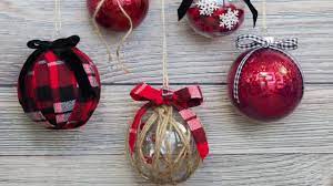 decorate clear christmas ornaments the