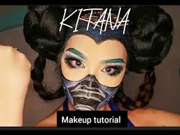 kitana mortal kombat inspired makeup