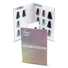 Yummy Colour Professional Permanent Hair Dye Swatch Book