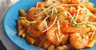 shrimp pasta with red sauce