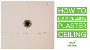 how to fix ling plaster ceiling