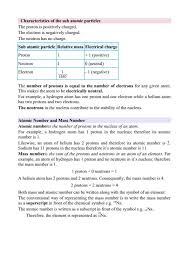 form 2 chemistry notes on structure of