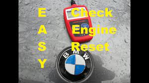 how to reset bmw check engine light