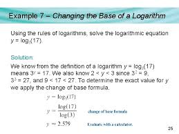 section 6 4 solving exponential and