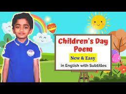 best poem for children s day in english