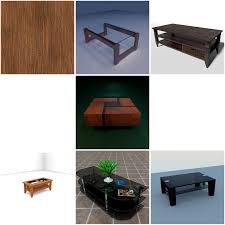 living room coffee tables 3d model