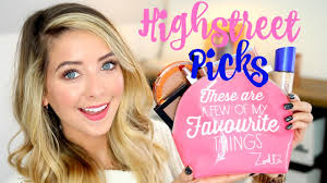 highstreet makeup picks zoella