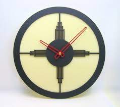 Handmade Art Deco Style Wall Clock 024
