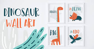 Free Printable Dinosaur Wall Art