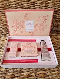 loccitane cherry blossom gift set brand