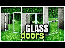 Glass Doors Mod For Minecraft Pe And