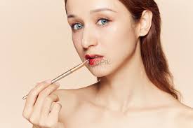 beauty makeup applying lipstick picture