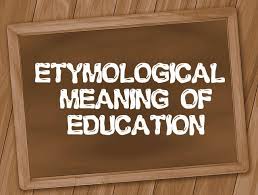 etymological meaning of the term