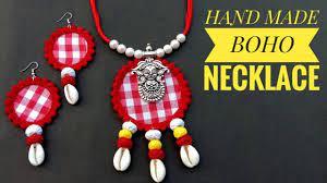 handmade jewellery necklace making at