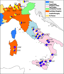 historical map of italy pre unification
