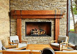 Stacked Stone Fireplace Design Ideas