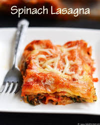 vegetarian spinach lasagna recipe