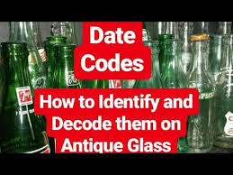 Antique Glass Bottles Basic Date Codes Explained