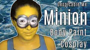 deable me minion makeup and body
