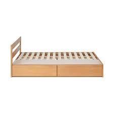 A Wooden Storage Bed Queen W167 5xd201