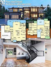 Plan 666024raf Modern House Plan With