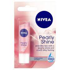 nivea lip care pearly shine 4 8g daily